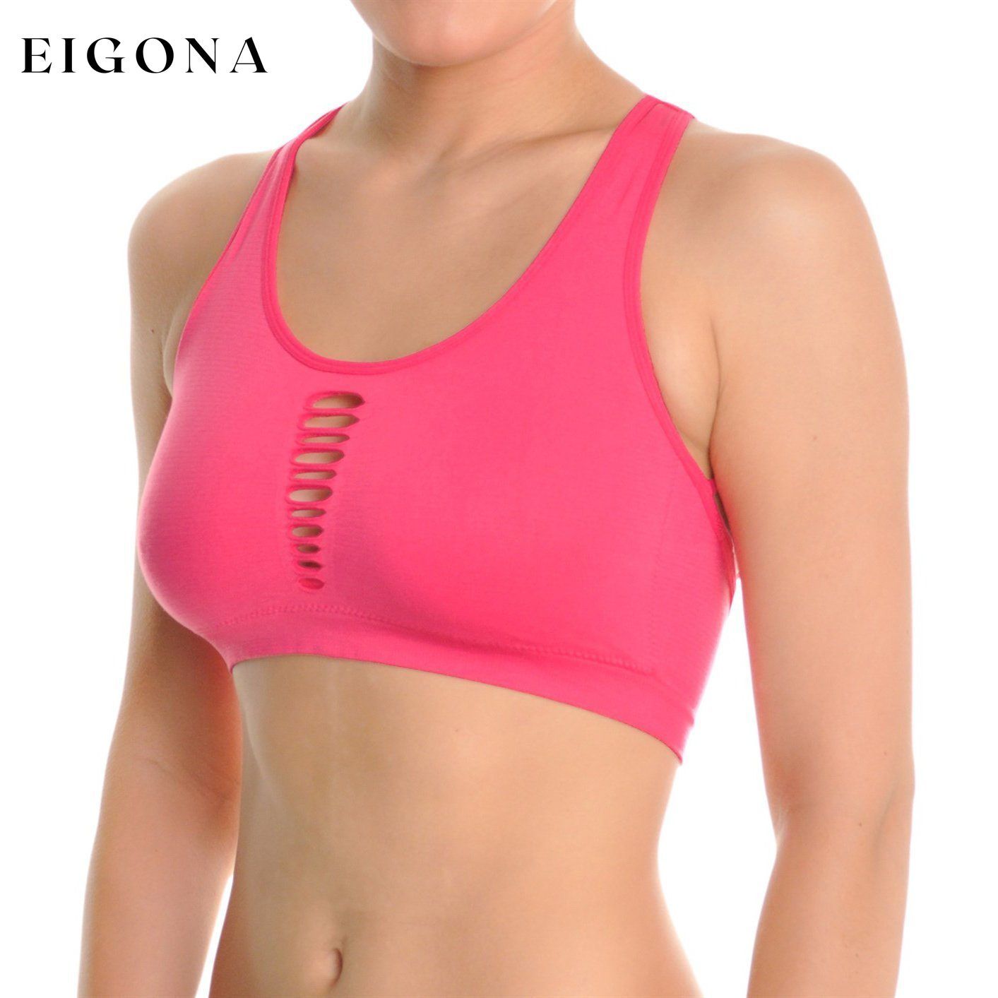 3-Pack: Women's Seamless Criss Cross Strappy Back Sports Bra __stock:150 lingerie Low stock refund_fee:1200