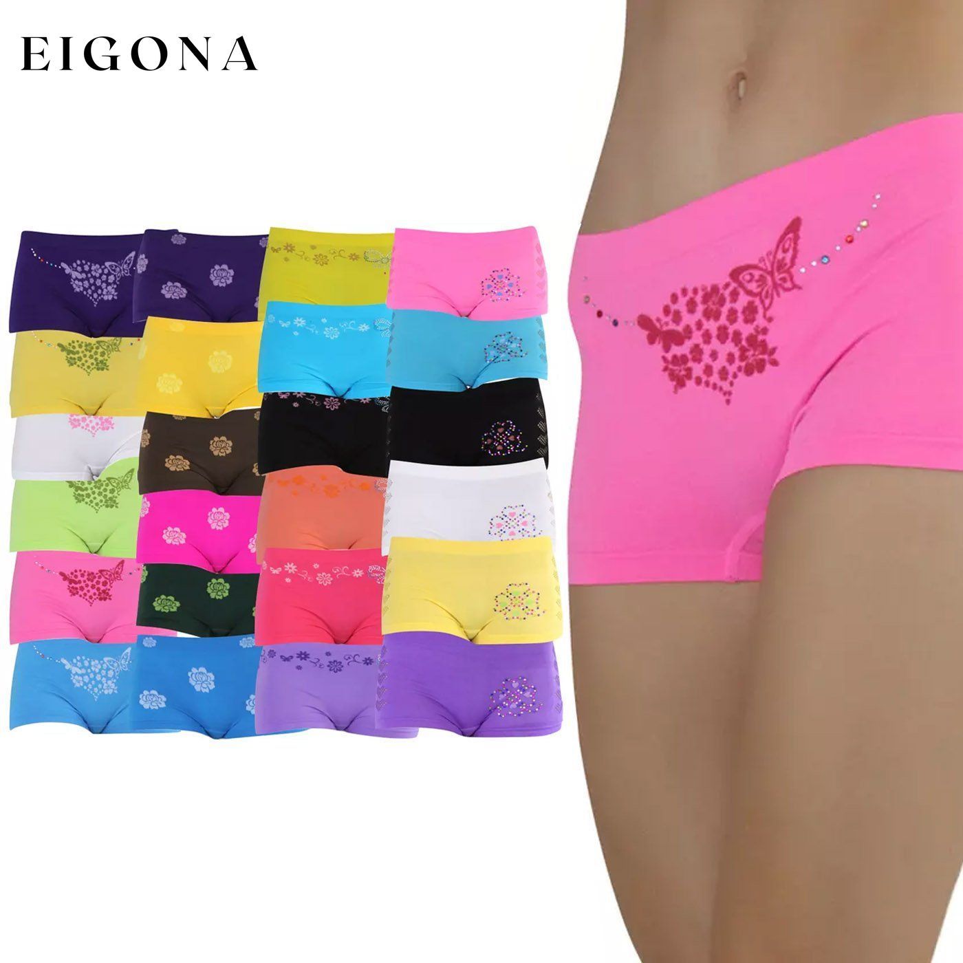 6-Pack: Women's Microfiber Boyshorts lingerie refund_fee:800