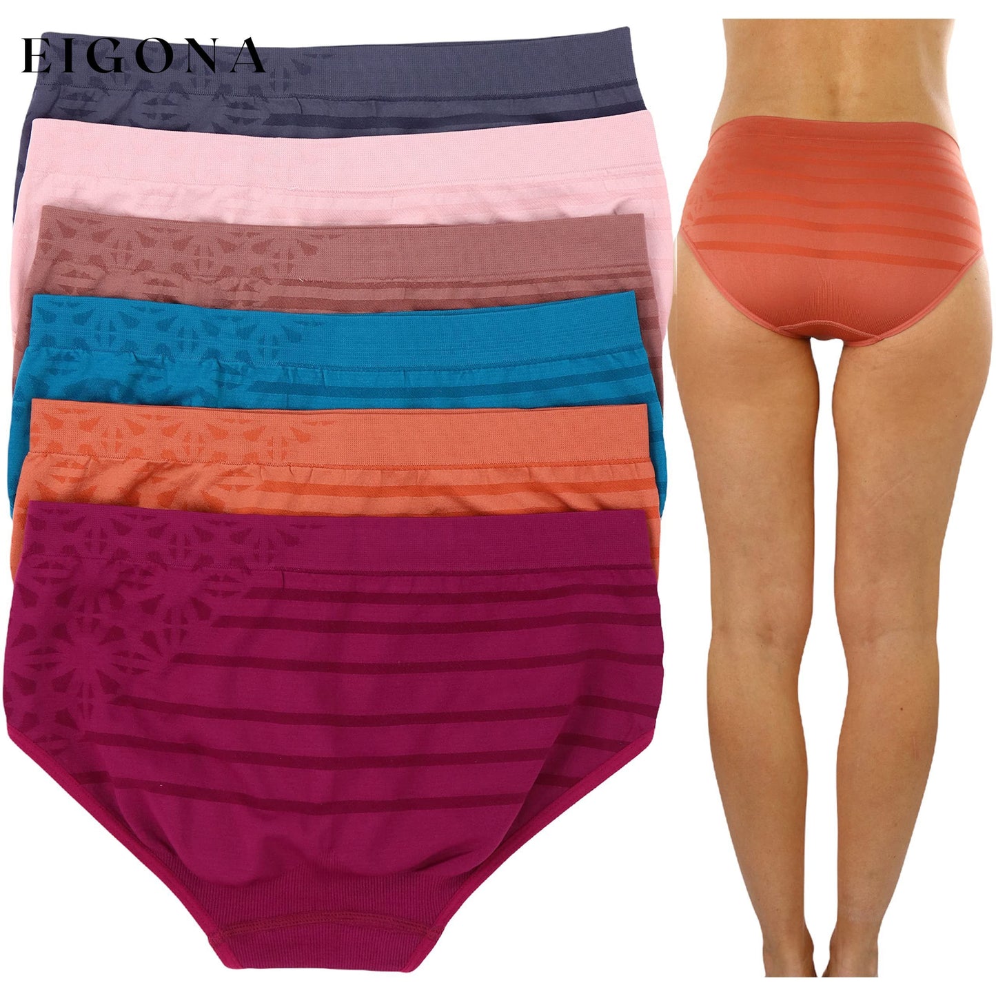 6-Pack: ToBeInStyle Women's Comfortable Bikini Brief Panties __stock:100 lingerie refund_fee:1200