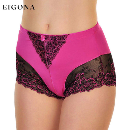 6-Pack: Women's High Rise Lace Leg Briefs __stock:100 lingerie refund_fee:1200