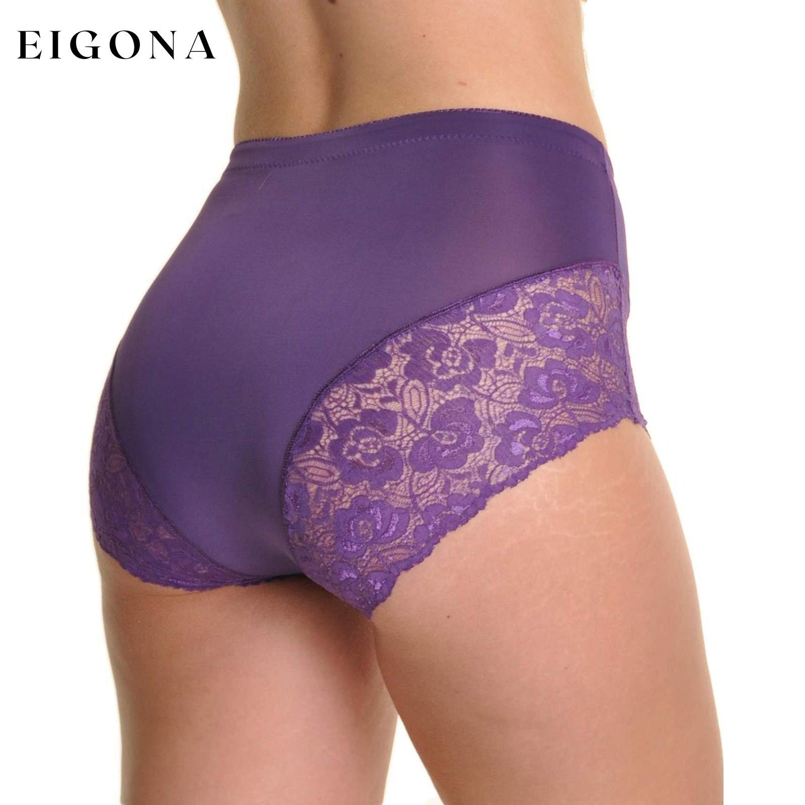 6-Pack: Women's High Rise Lace Leg Briefs __stock:100 lingerie refund_fee:1200