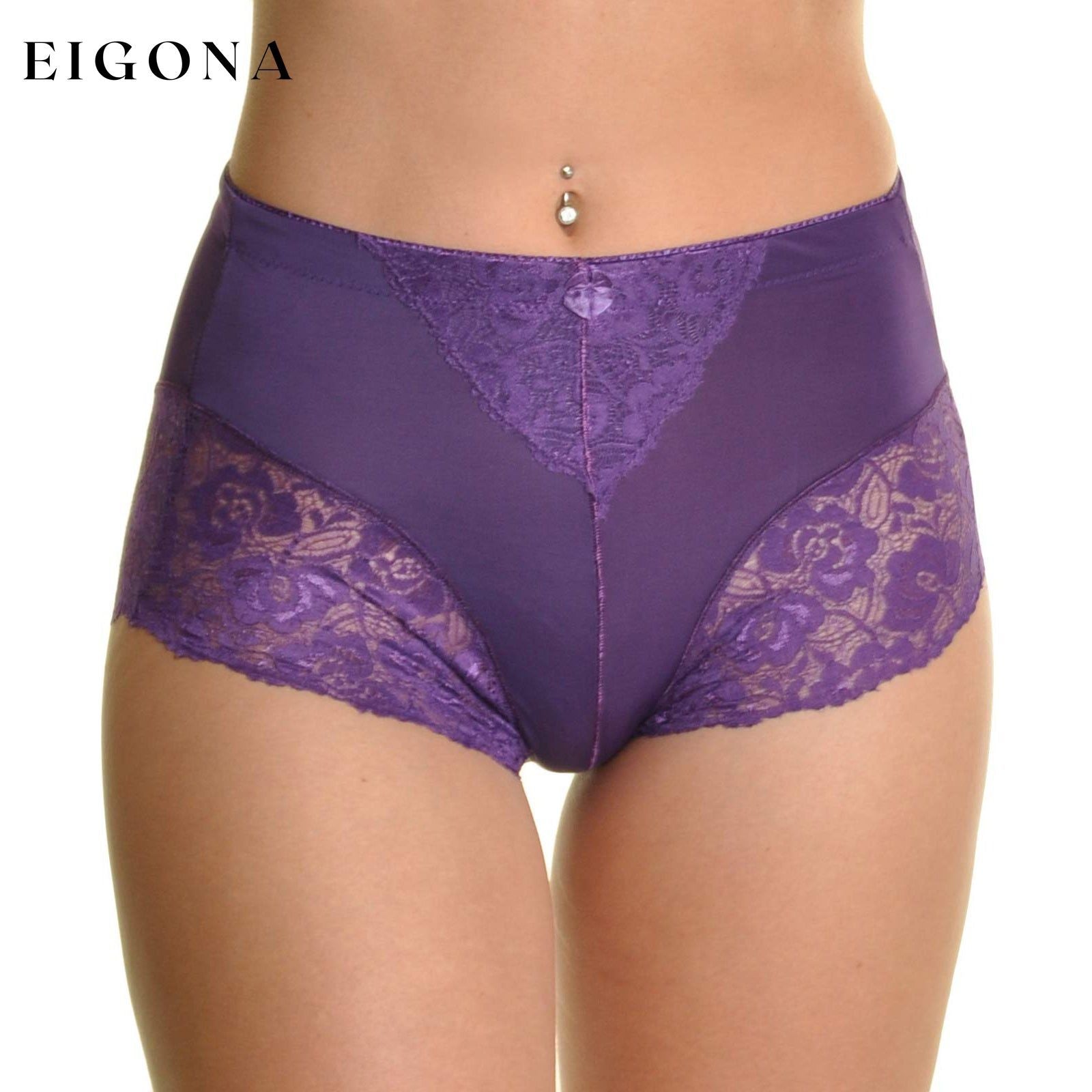 6-Pack: Women's High Rise Lace Leg Briefs __stock:100 lingerie refund_fee:1200