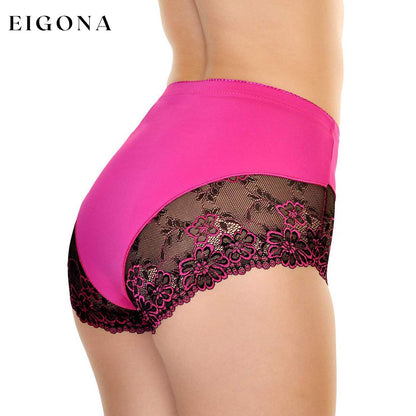 6-Pack: Women's High Rise Lace Leg Briefs __stock:100 lingerie refund_fee:1200
