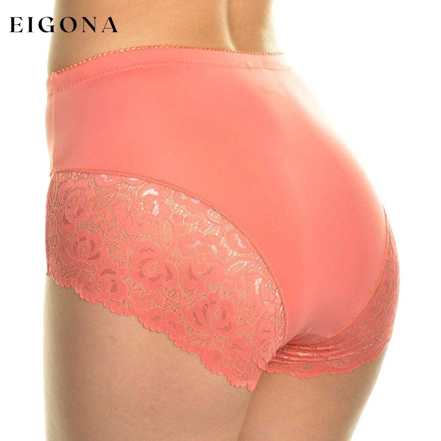 6-Pack: Women's High Rise Lace Leg Briefs __stock:100 lingerie refund_fee:1200