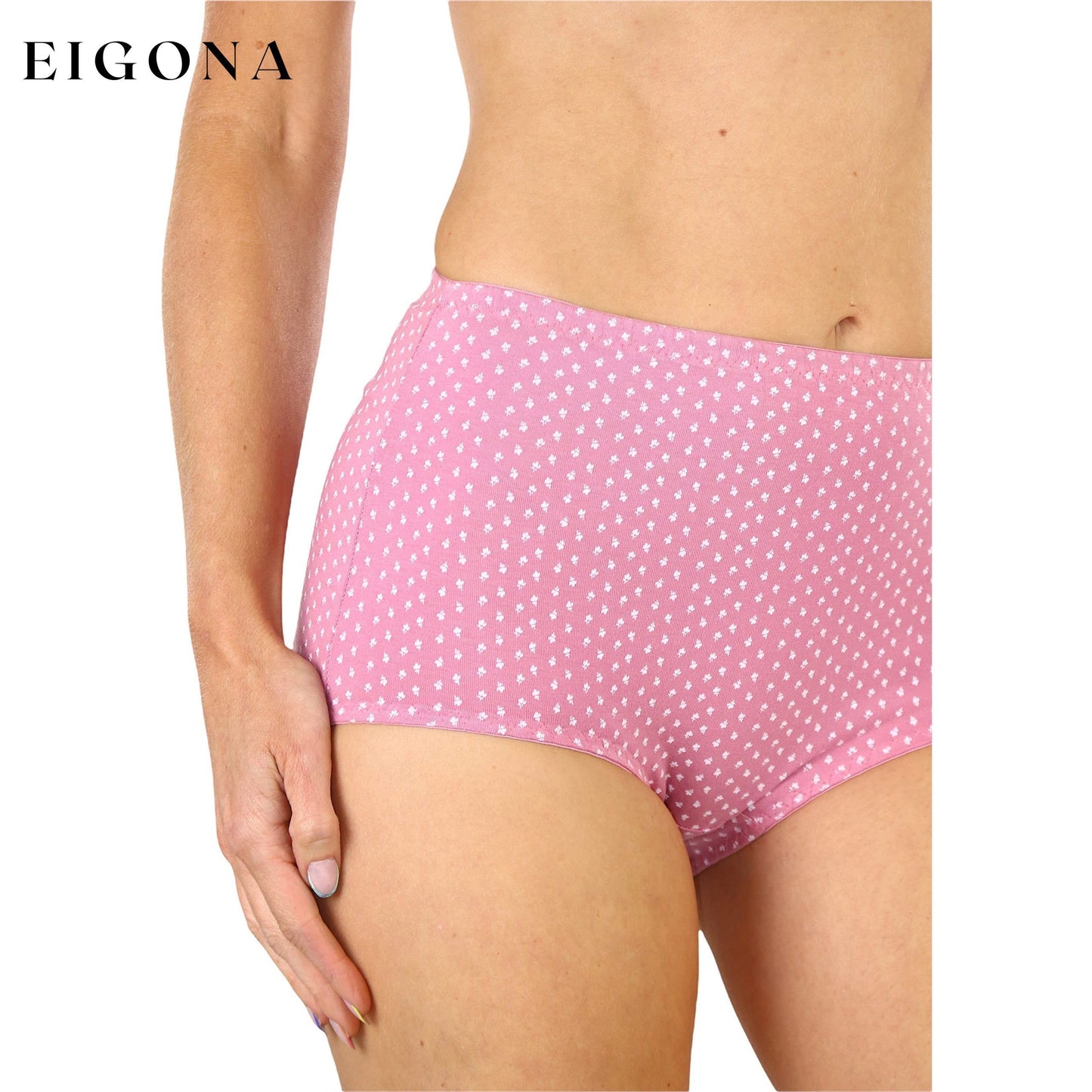 6-Pack: Women's High-Rise Solid and Prints Girdle Panties Assortment __stock:100 lingerie Low stock refund_fee:1200