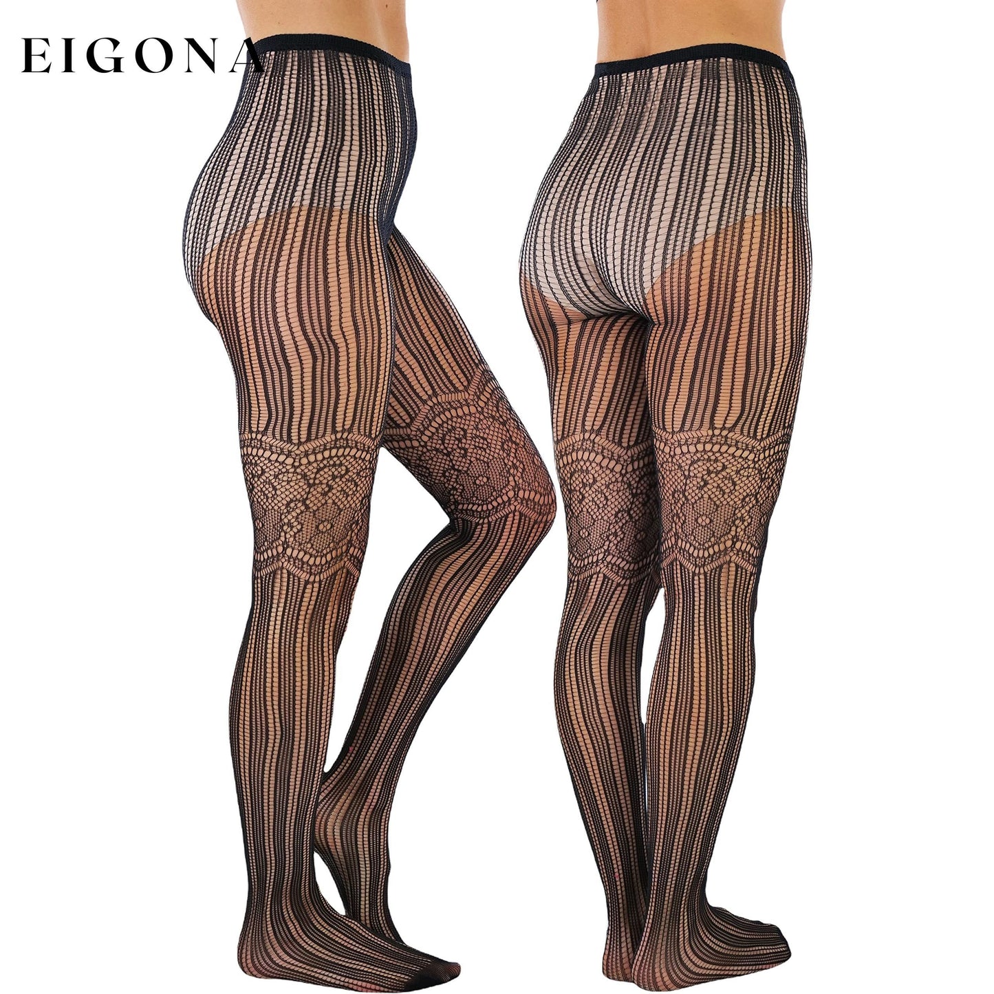 6-Pack: Women's Patterned Fishnet Pantyhose __stock:100 lingerie refund_fee:1200