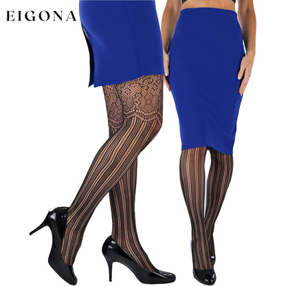 6-Pack: Women's Patterned Fishnet Pantyhose __stock:100 lingerie refund_fee:1200