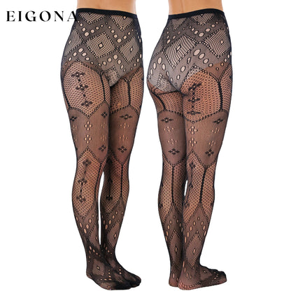 6-Pack: Women's Patterned Fishnet Pantyhose __stock:100 lingerie refund_fee:1200