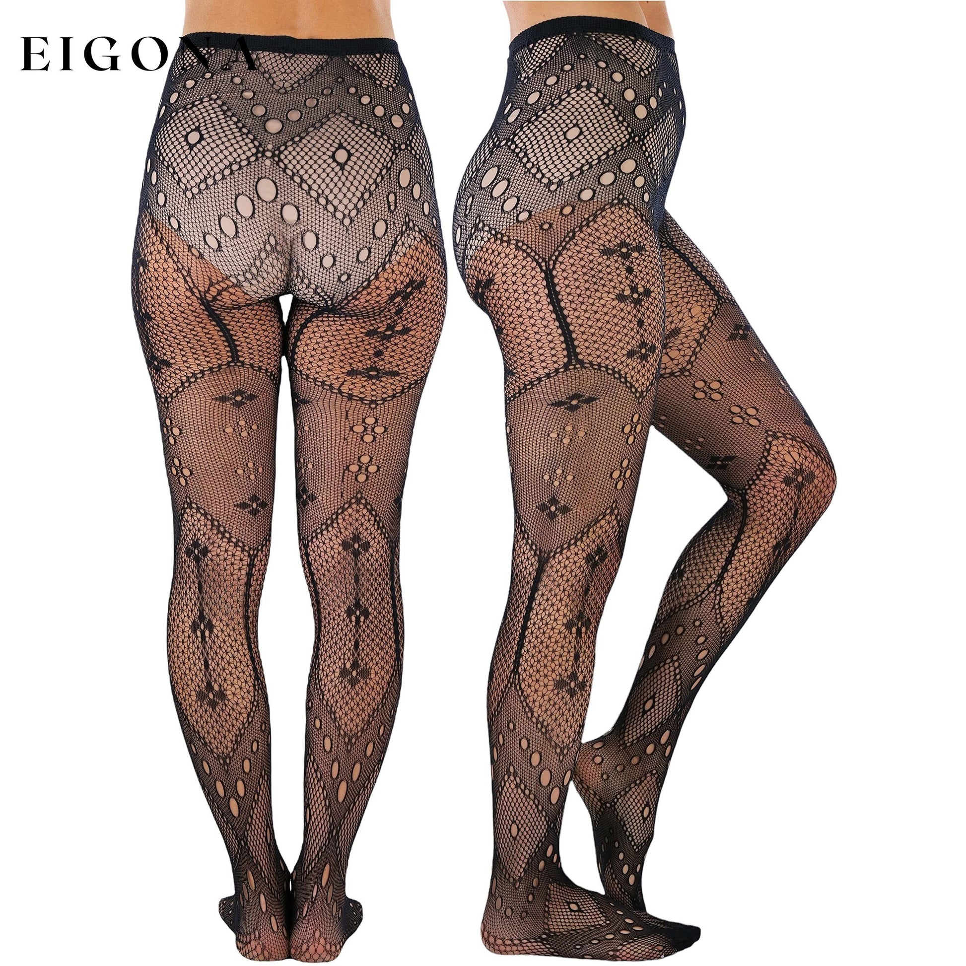 6-Pack: Women's Patterned Fishnet Pantyhose __stock:100 lingerie refund_fee:1200