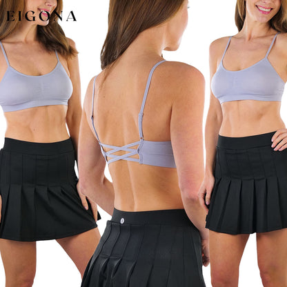 6-Pack: Women's Simple Seamless Criss Cross Back Pastel Assortment __stock:300 lingerie refund_fee:1200