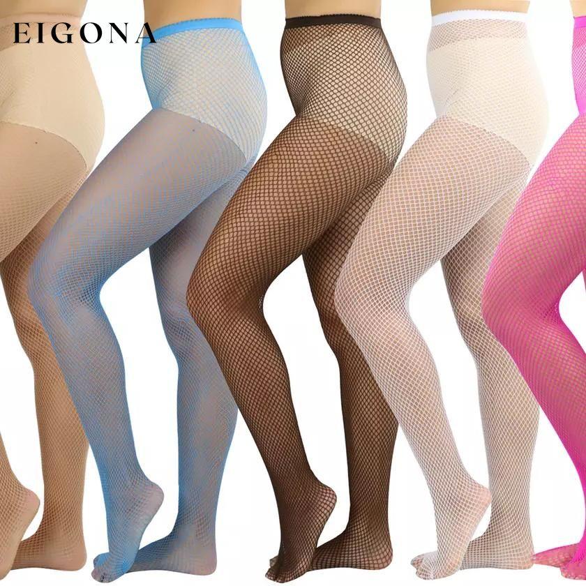 6-Pack: Women's Assorted Fishnet Sheer Microfiber Net Pantyhose Assorted __stock:500 lingerie refund_fee:1200