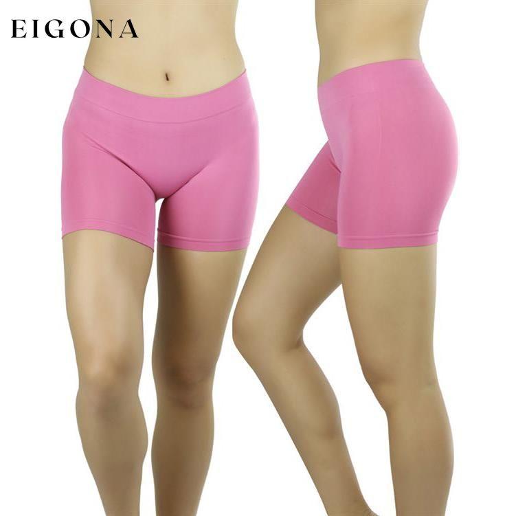 6-Pack: Women's Elastic Layering Shorts lingerie refund_fee:800