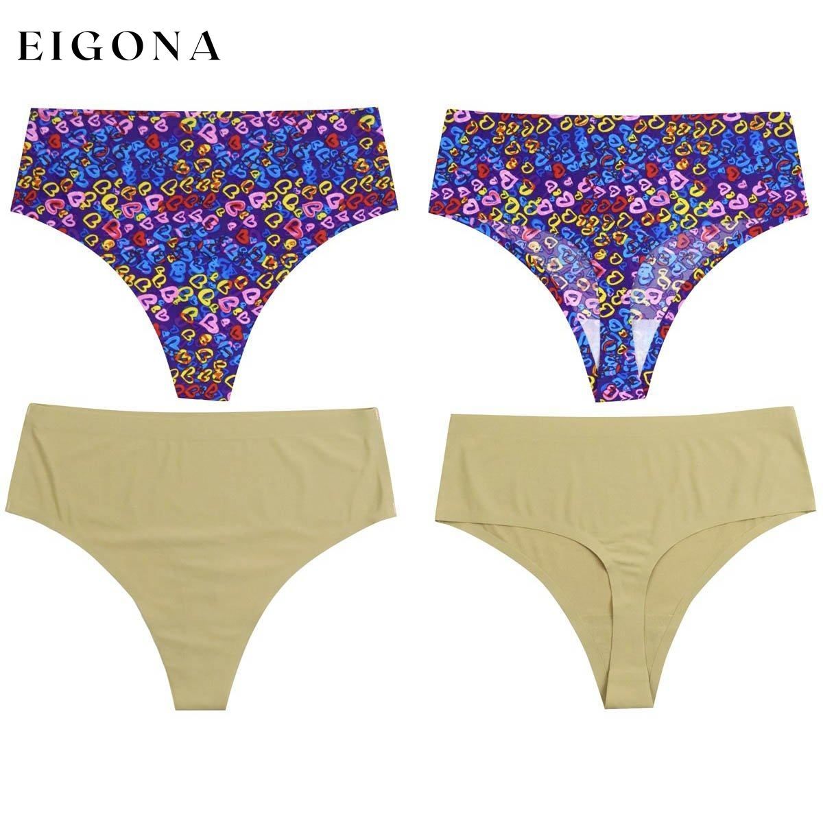 6-Pack: Women's Invisible Hem Line Thongs __stock:550 lingerie refund_fee:1200