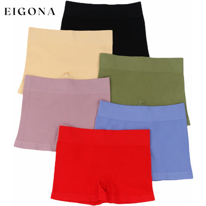 6-Pack: Women's Matching Bras or Boyshorts Boyshorts __stock:100 lingerie refund_fee:1200