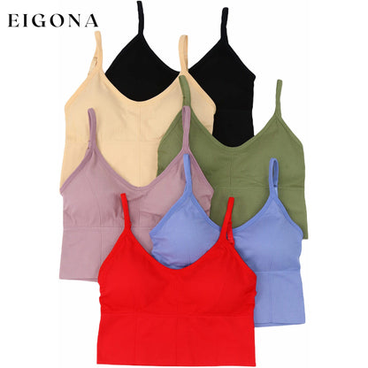 6-Pack: Women's Matching Bras or Boyshorts Bralette __stock:100 lingerie refund_fee:1200