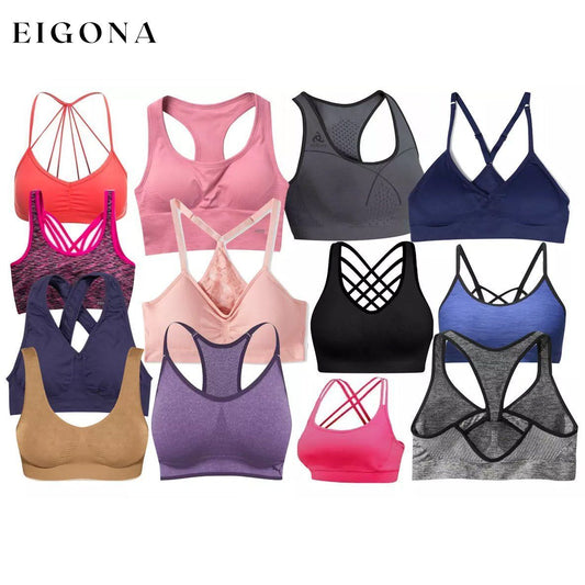 6-Pack: Women's Mystery Seamless Sports and Lounging Bras __stock:750 lingerie refund_fee:1200