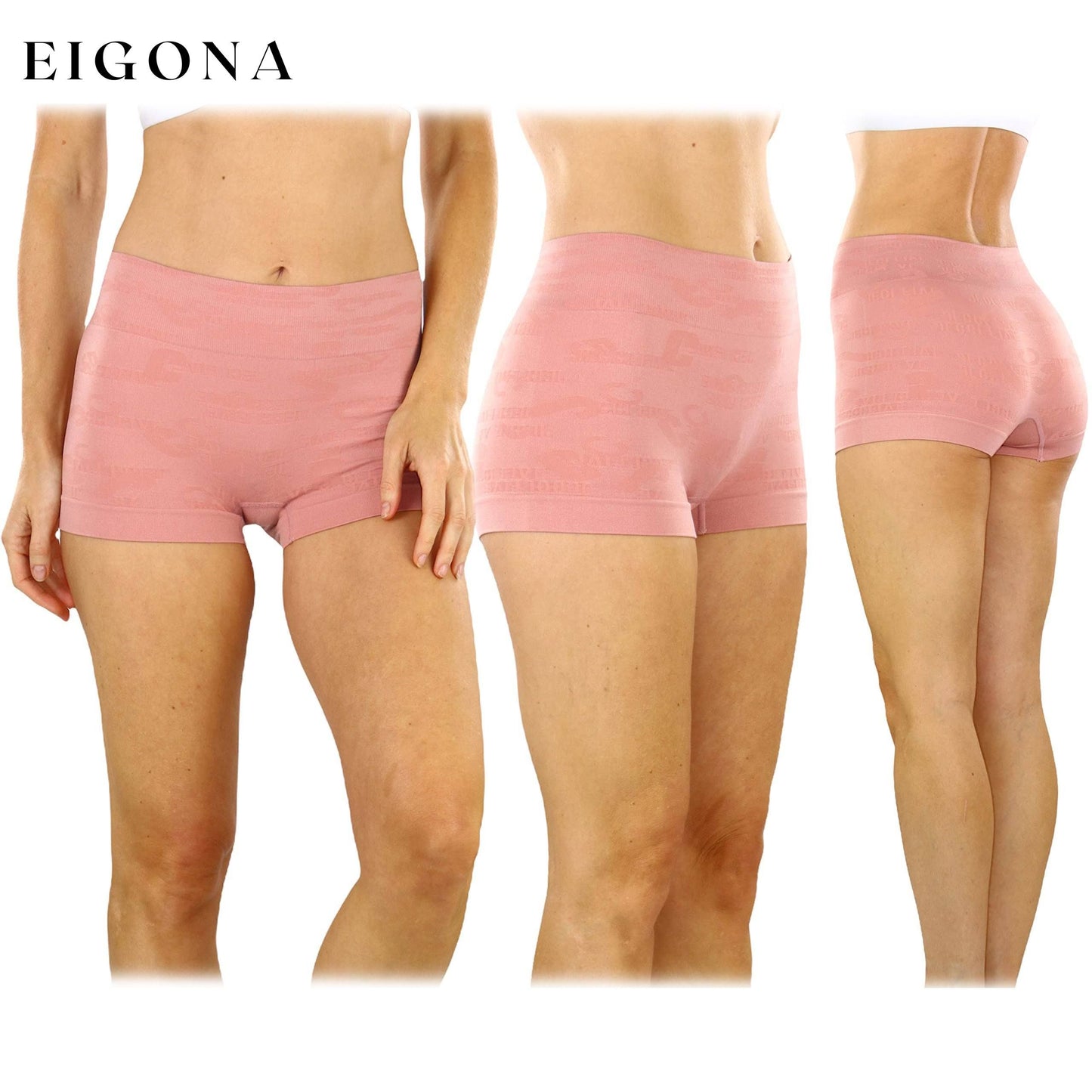 6-Pack: Women's Stretch Microfiber Cheeky Boyshort Panties __stock:250 lingerie refund_fee:1200