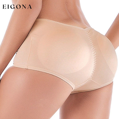 Cheeky Enhancing Boyshorts With Foam Padded Inserts Beige __stock:550 lingerie refund_fee:800