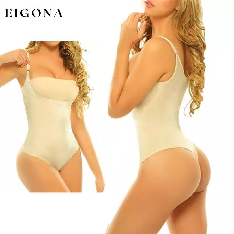 High Compression Shaper Bodysuit Thong Nude __stock:550 lingerie refund_fee:1200