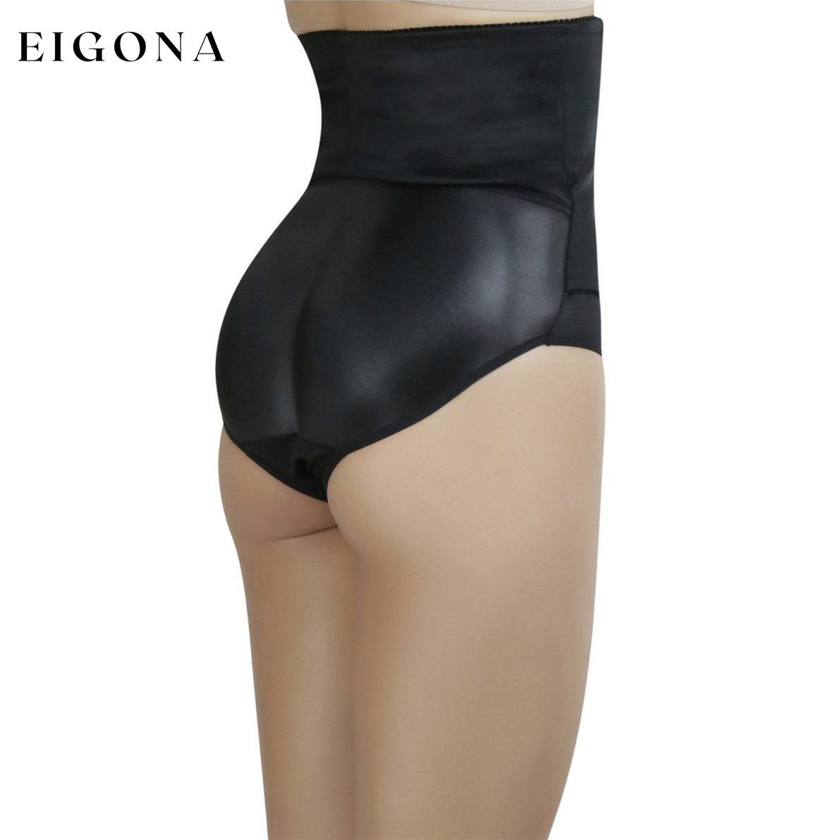 Hook Eye Waist Cincher and Backside Enhancer Black __stock:550 lingerie refund_fee:1200