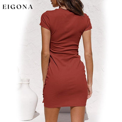 Women's Summer T Shirt Dress __stock:200 casual dresses clothes dresses refund_fee:1200