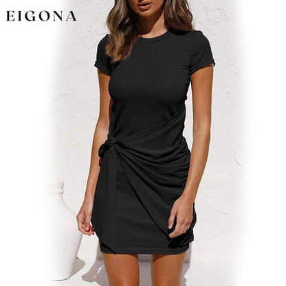 Women's Summer T Shirt Dress __stock:200 casual dresses clothes dresses refund_fee:1200