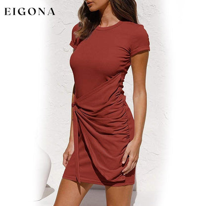 Women's Summer T Shirt Dress __stock:200 casual dresses clothes dresses refund_fee:1200