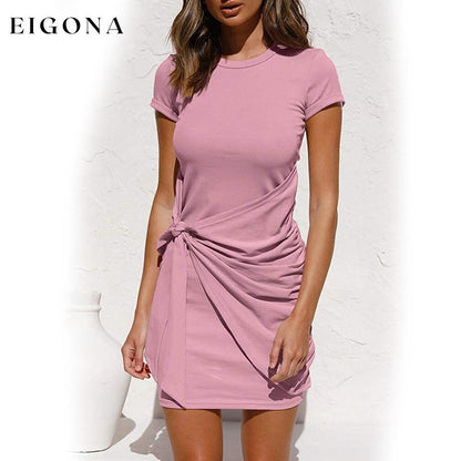 Women's Summer T Shirt Dress __stock:200 casual dresses clothes dresses refund_fee:1200