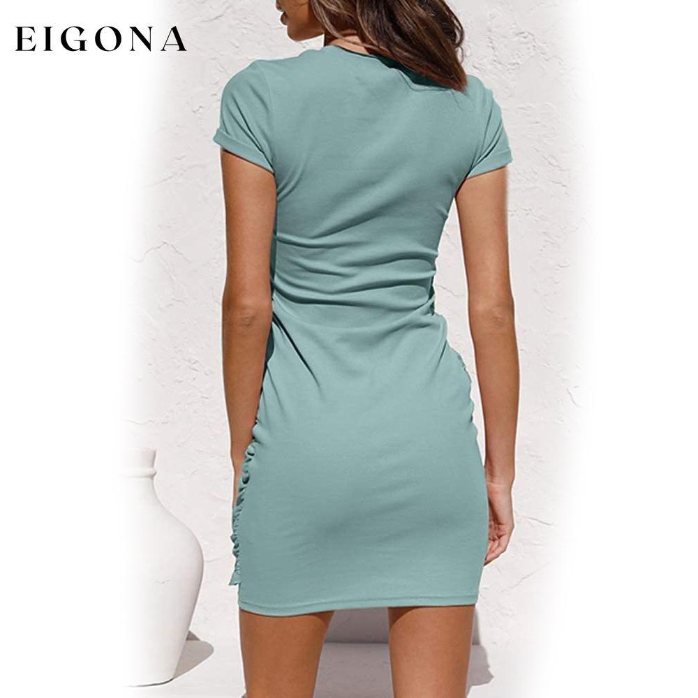 Women's Summer T Shirt Dress __stock:200 casual dresses clothes dresses refund_fee:1200