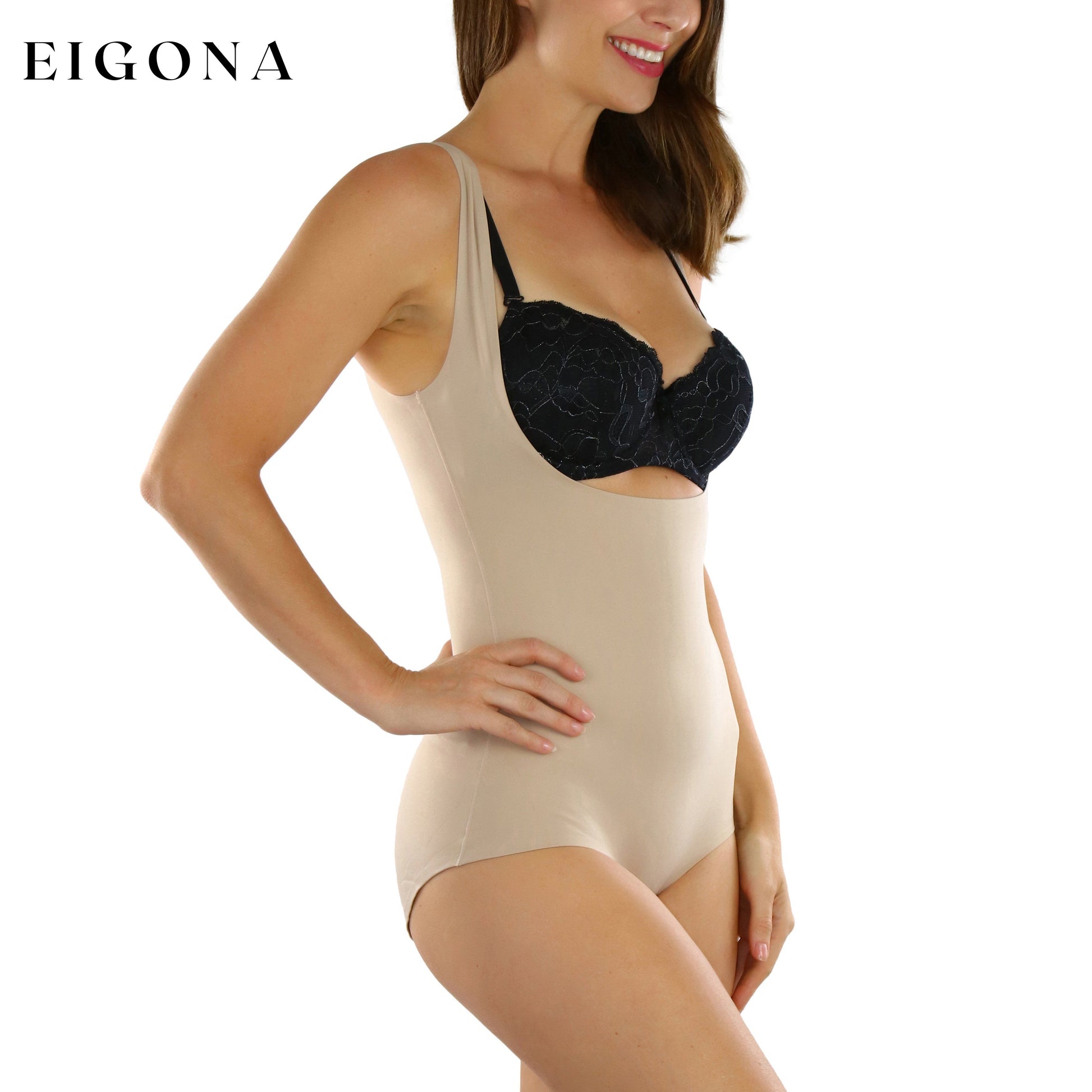 Women's High Waisted Smooth and Silky Torso Bodysuit Shapewear __stock:250 lingerie refund_fee:1200