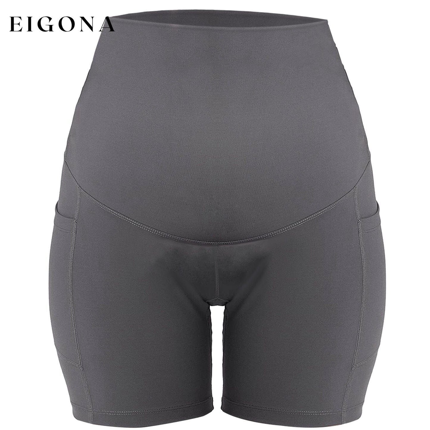 Women Maternity Seamless Shorts Gray __stock:50 lingerie refund_fee:1200