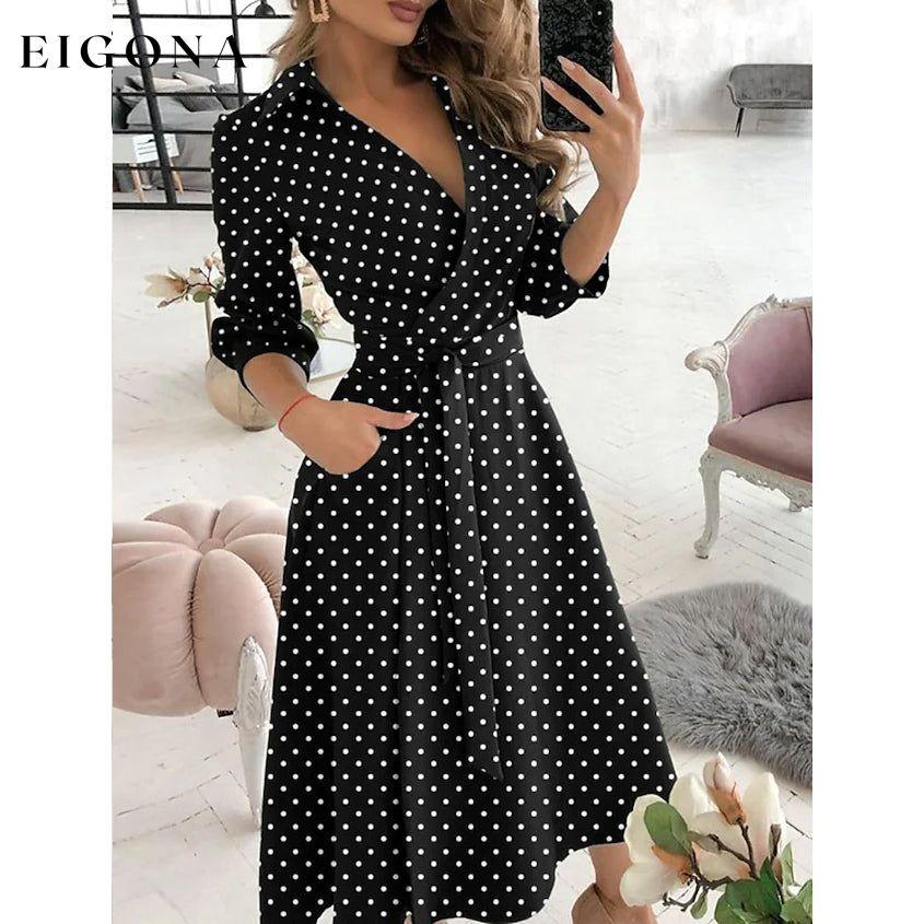 Women's A Line Dress Small Dots __stock:200 casual dresses clothes dresses refund_fee:1200