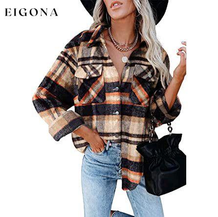 Womens Corduroy Button Down Shirts Orange __stock:200 clothes refund_fee:1200 tops