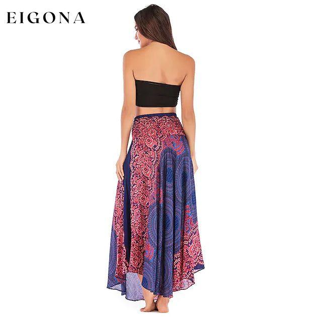 Women's High Waist Yoga Skirt Gypsy Dress __stock:200 casual dresses clothes dresses refund_fee:1200