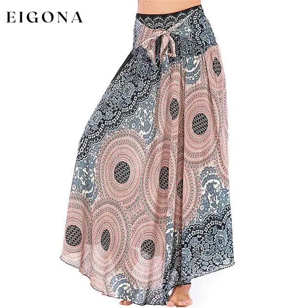 Women's High Waist Yoga Skirt Gypsy Dress Khaki __stock:200 casual dresses clothes dresses refund_fee:1200