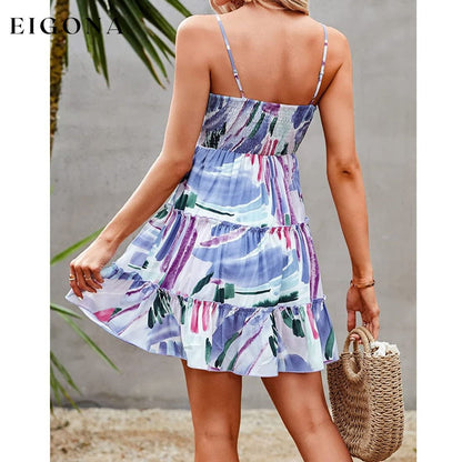 Women's Spaghetti Strap Backless Dress __stock:200 casual dresses clothes dresses refund_fee:1200