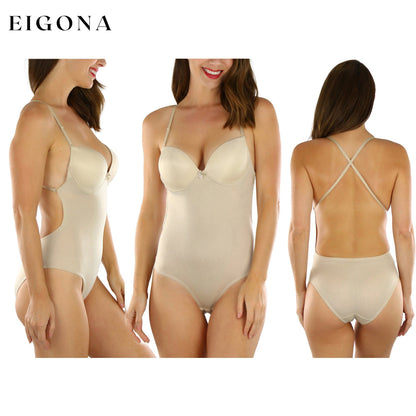 Women's Thong or Bikini Backless Body Shaper __stock:250 lingerie refund_fee:1200